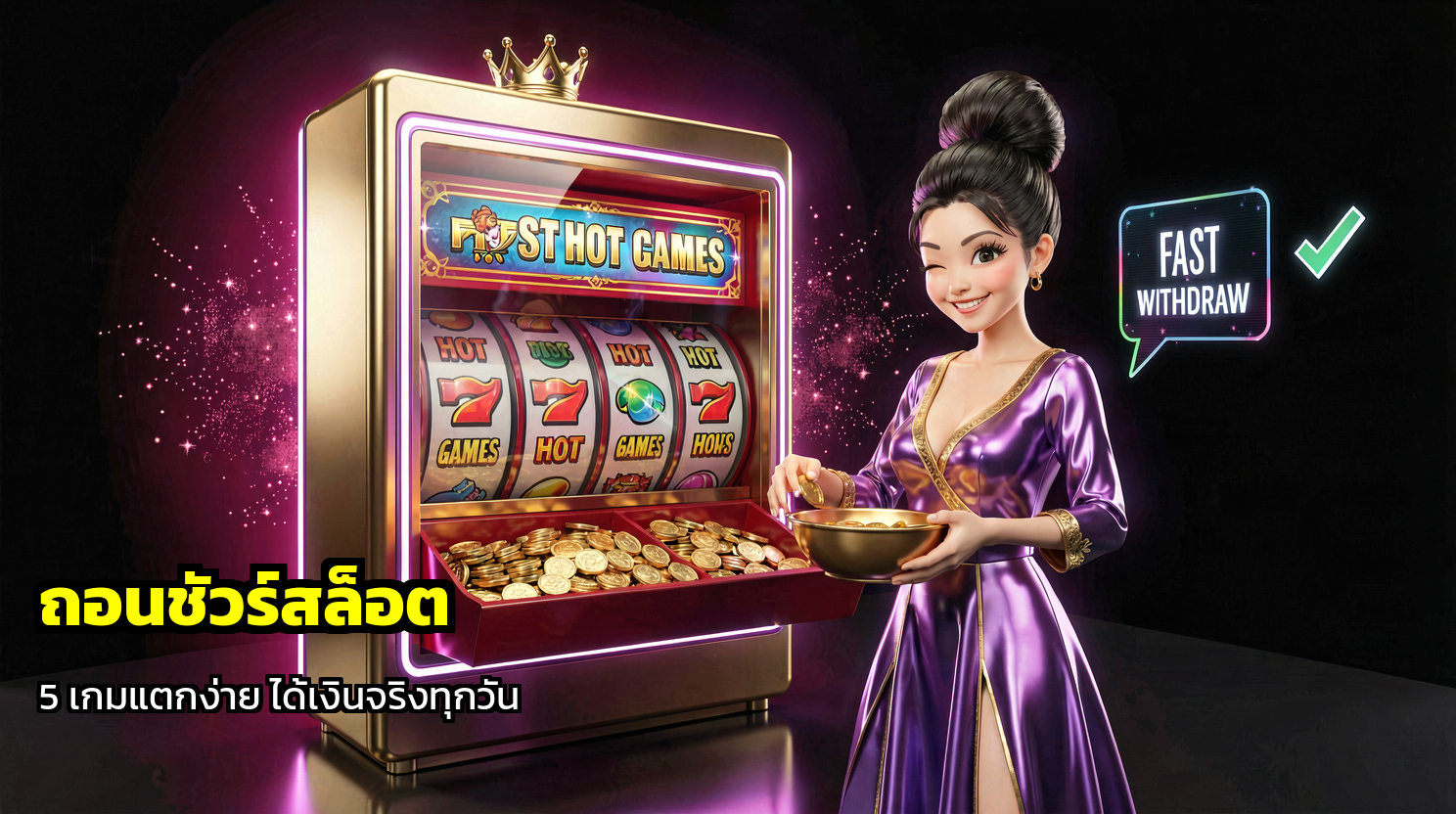 ถอนชัวร์สล็อต